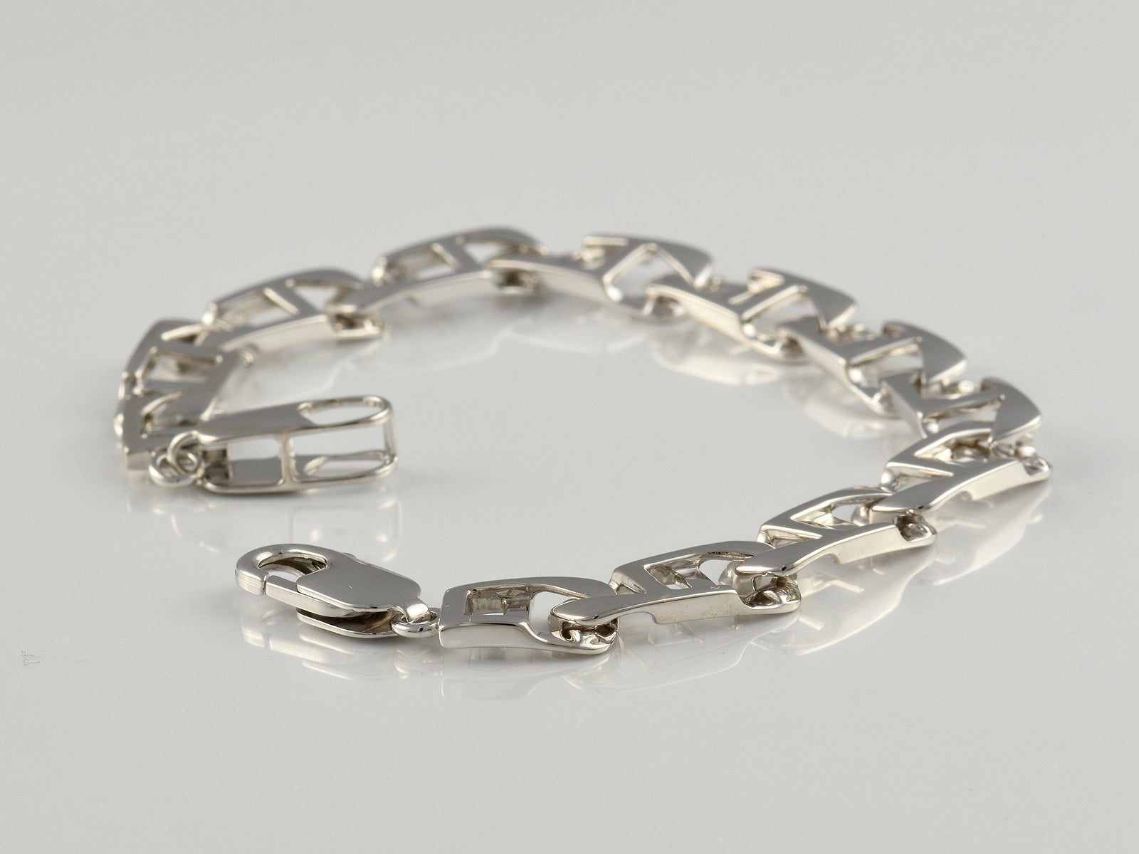 Sterling Silver Fancy Link Bracelet