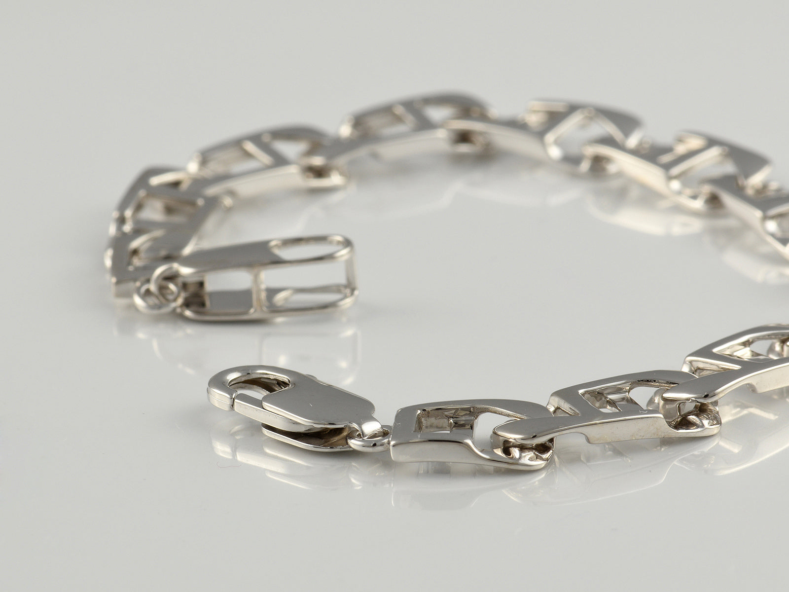 Sterling Silver Fancy Link Bracelet