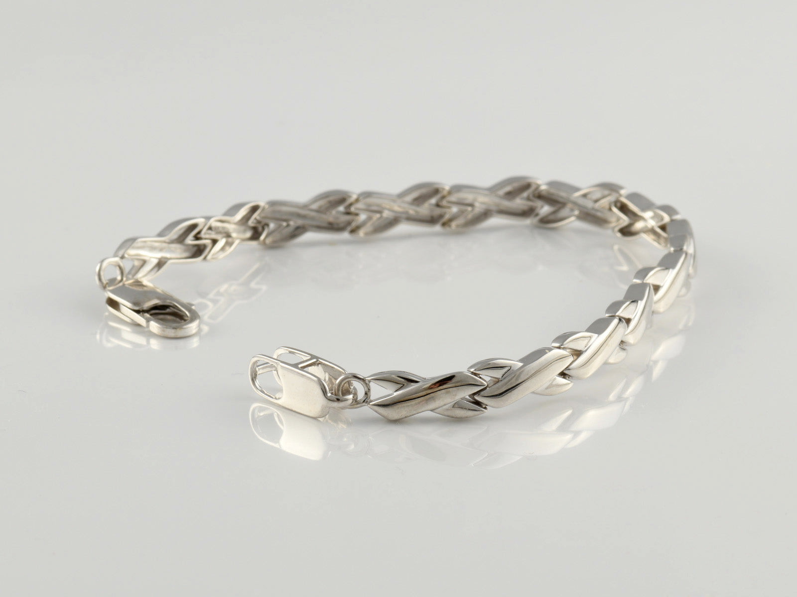 Sterling Silver Fancy Link Bracelet