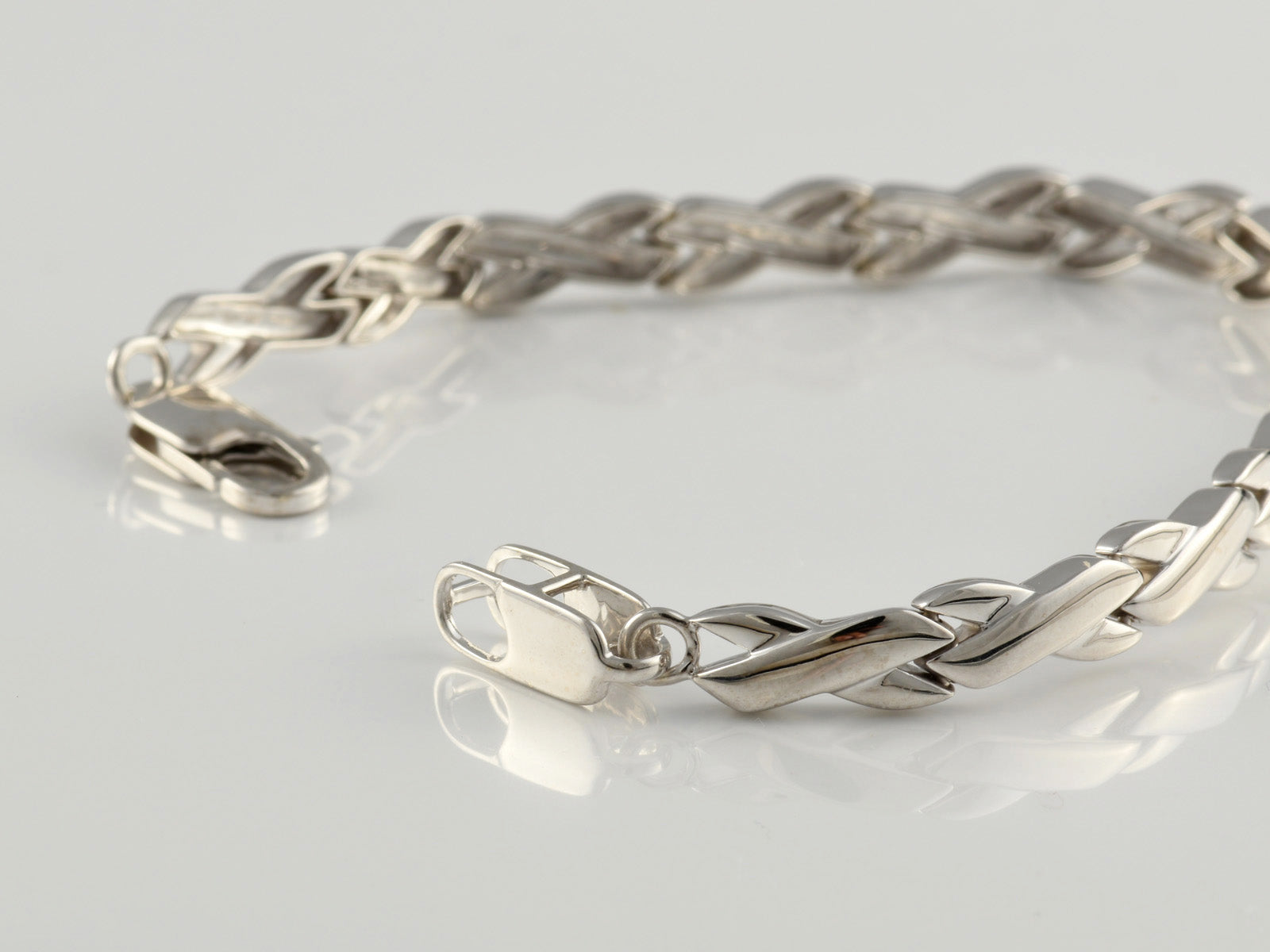 Sterling Silver Fancy Link Bracelet