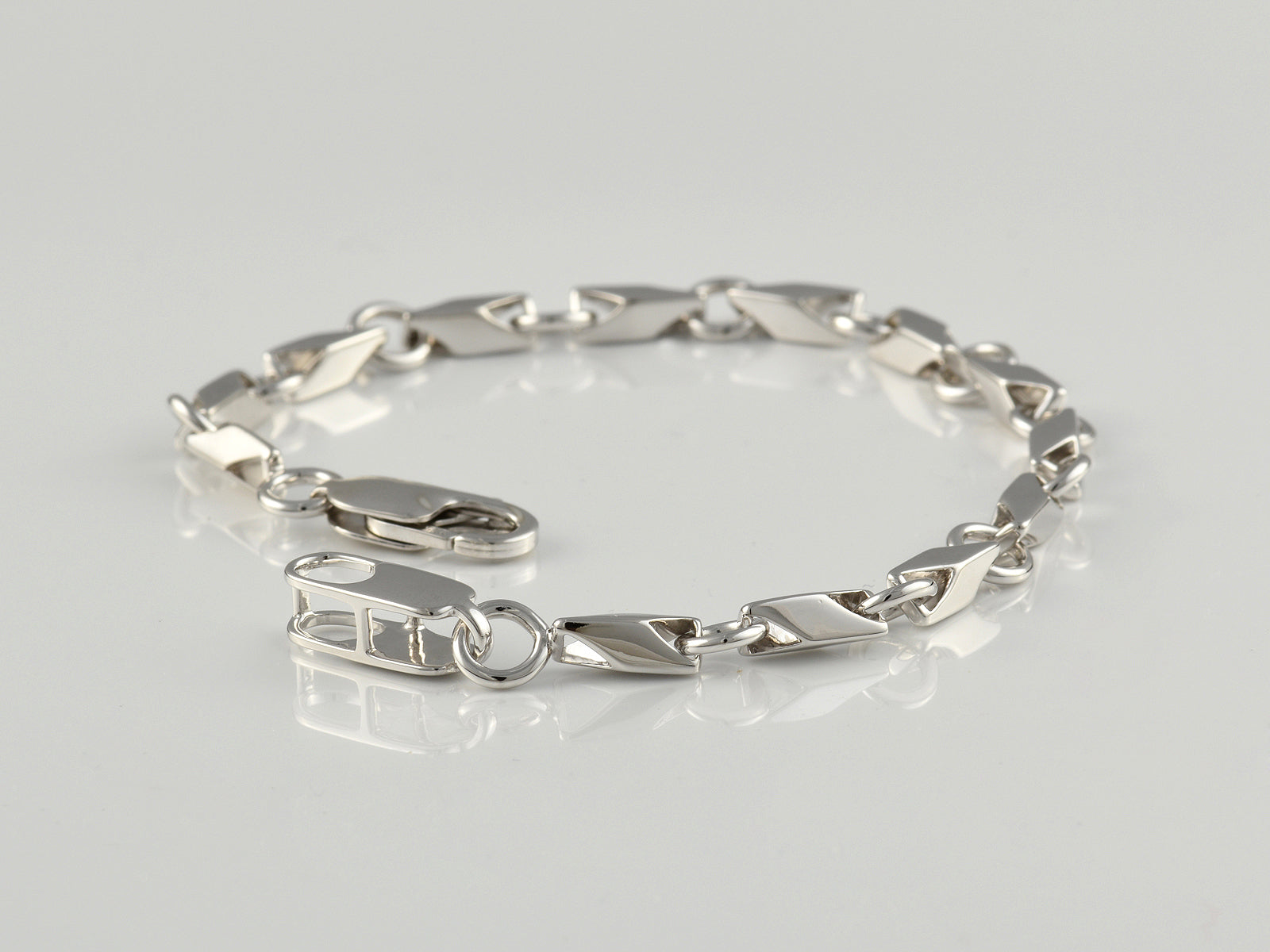 Sterling Silver Fancy Link Bracelet