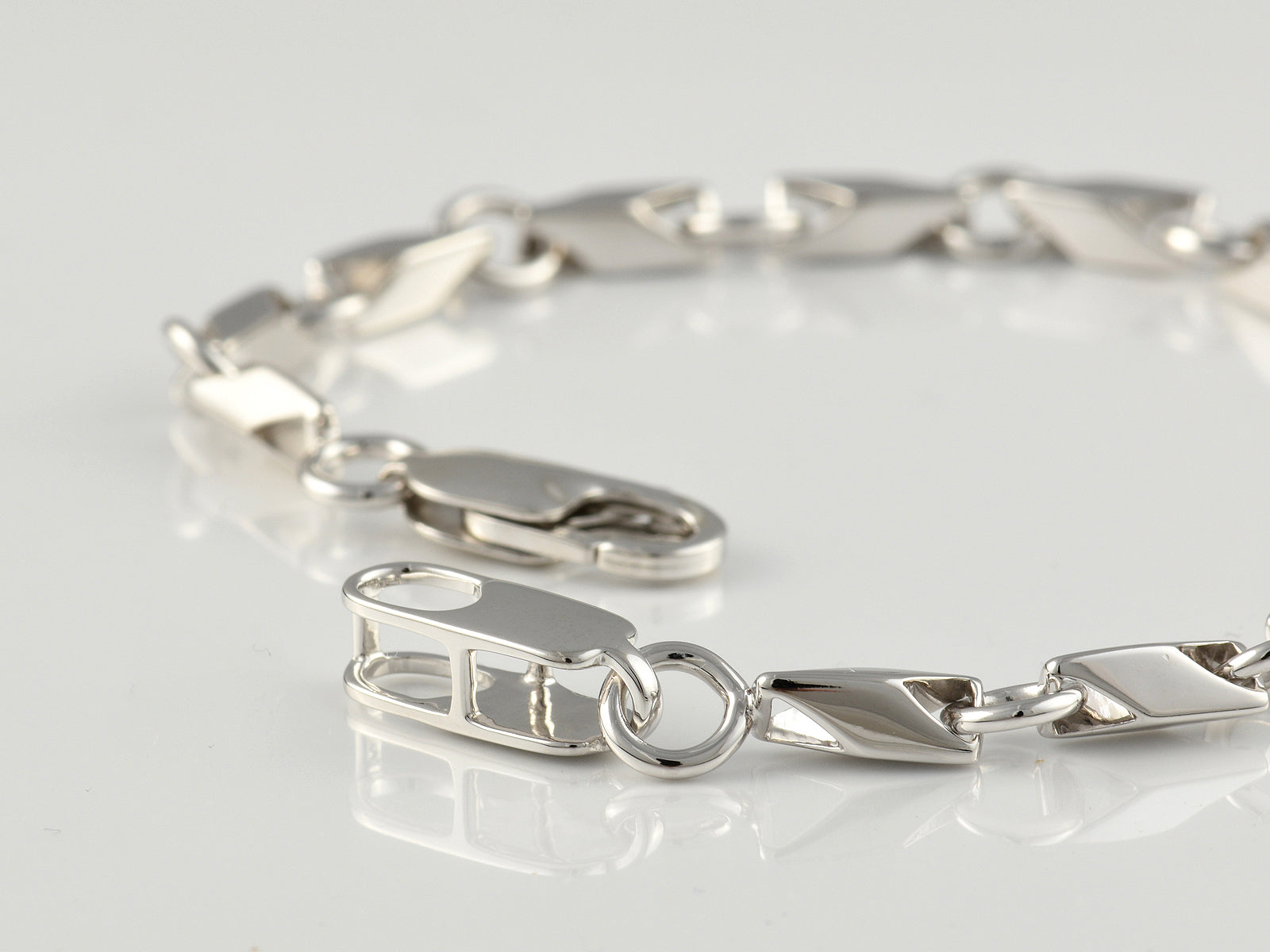 Sterling Silver Fancy Link Bracelet