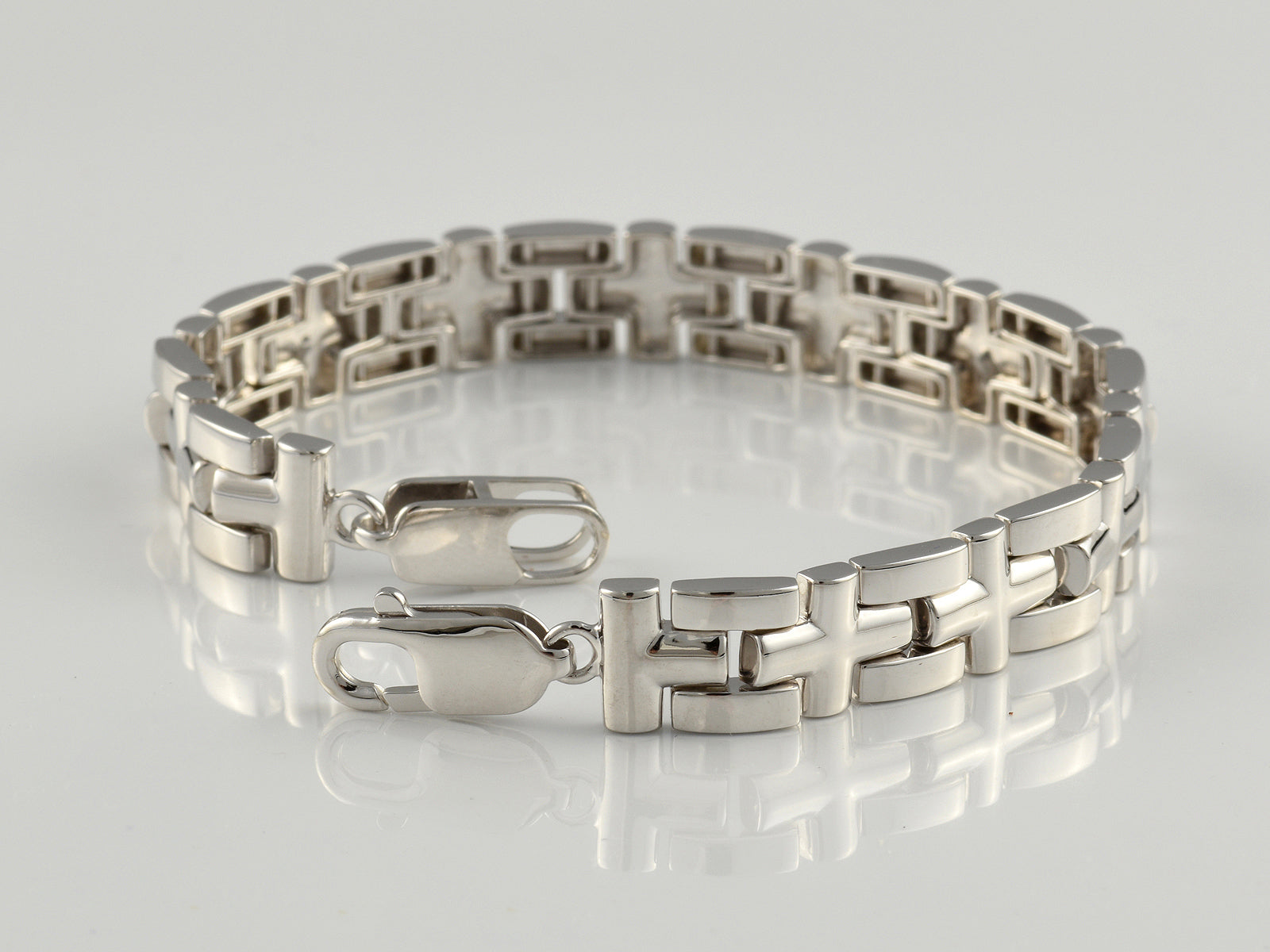 Sterling Silver Fancy Link Bracelet