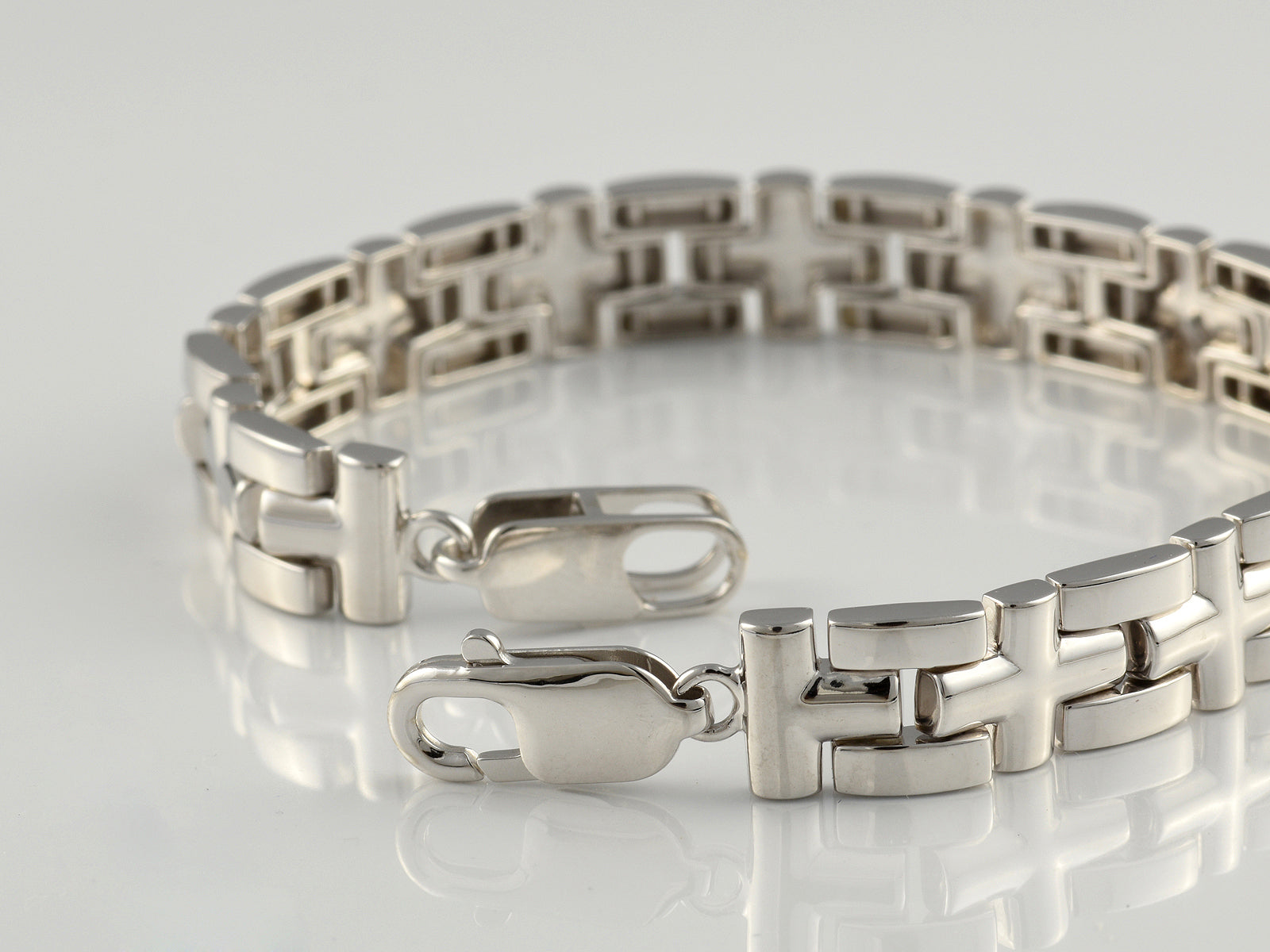 Sterling Silver Fancy Link Bracelet