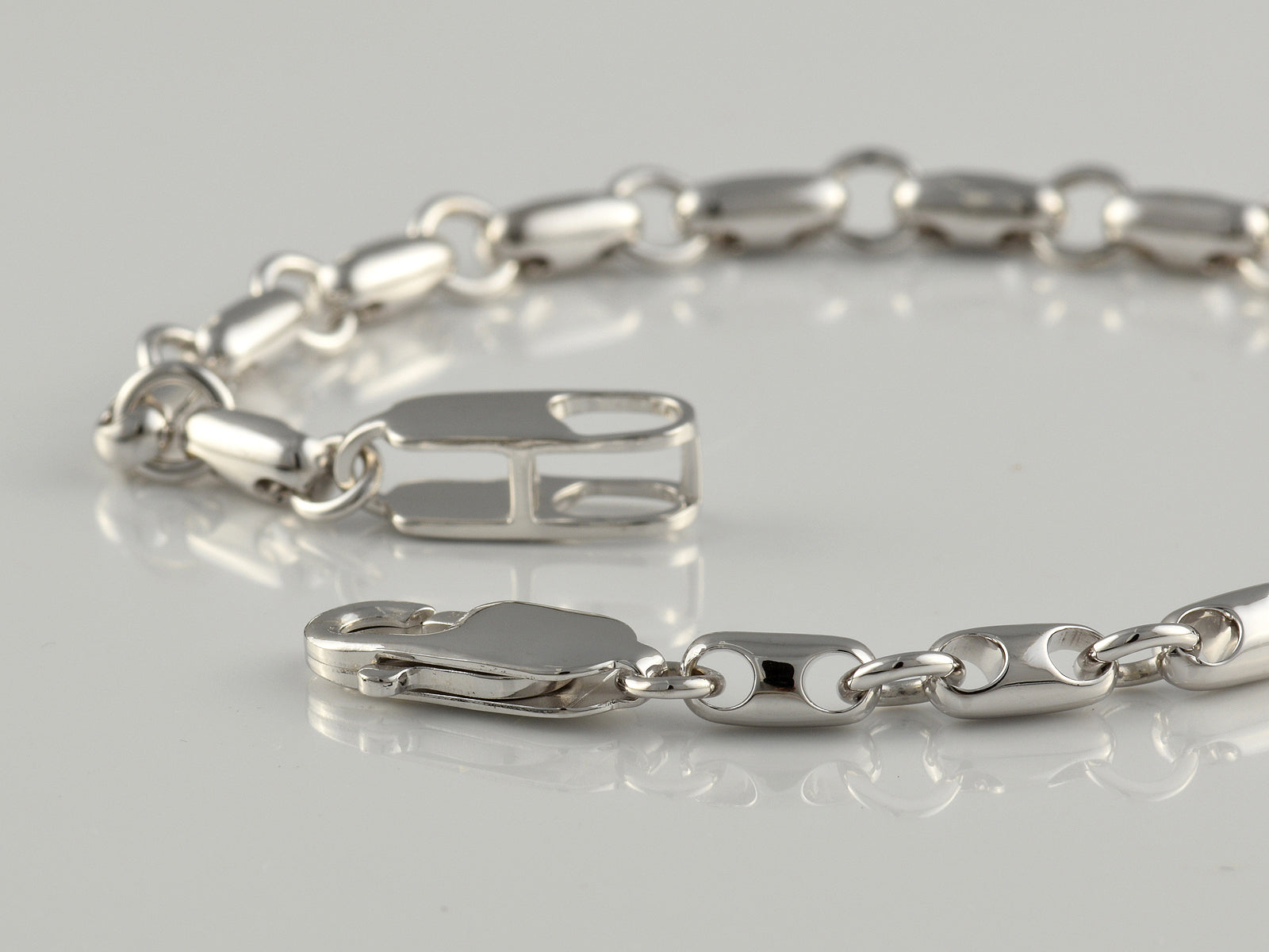 Sterling Silver Fancy Link Bracelet