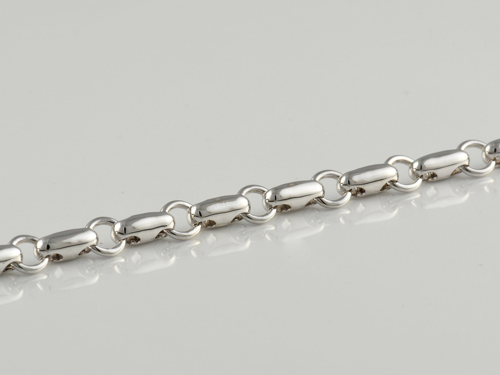 Sterling Silver Fancy Link Bracelet