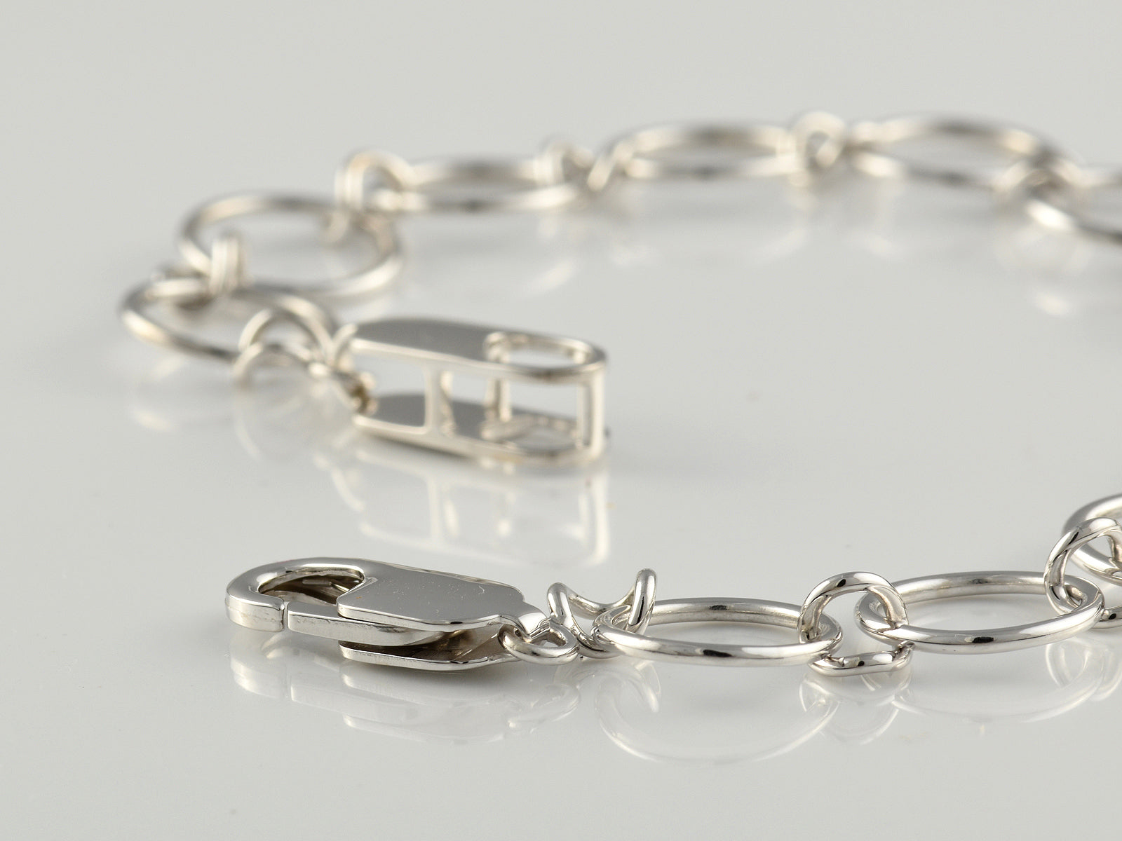 Sterling Silver Fancy Link Bracelet