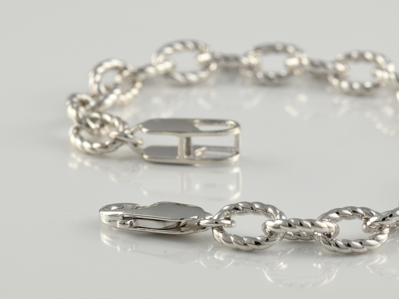 Sterling Silver Fancy Link Bracelet