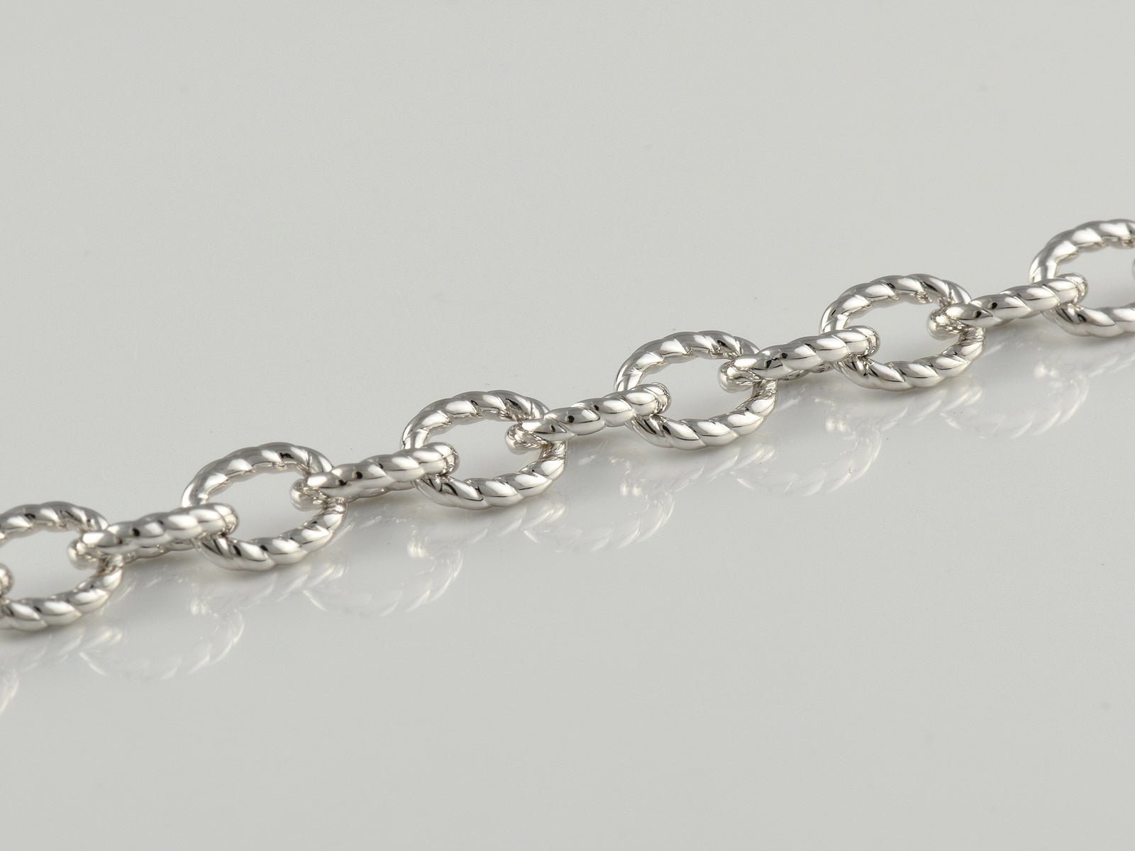 Sterling Silver Fancy Link Bracelet