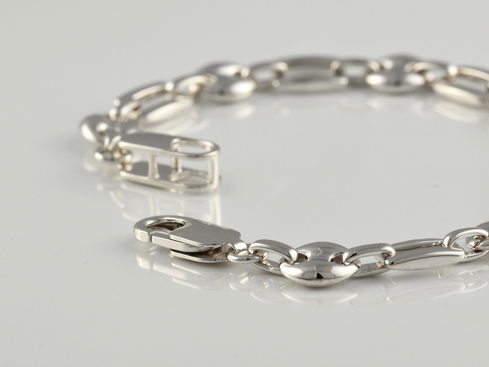 Sterling Silver Fancy Link Bracelet