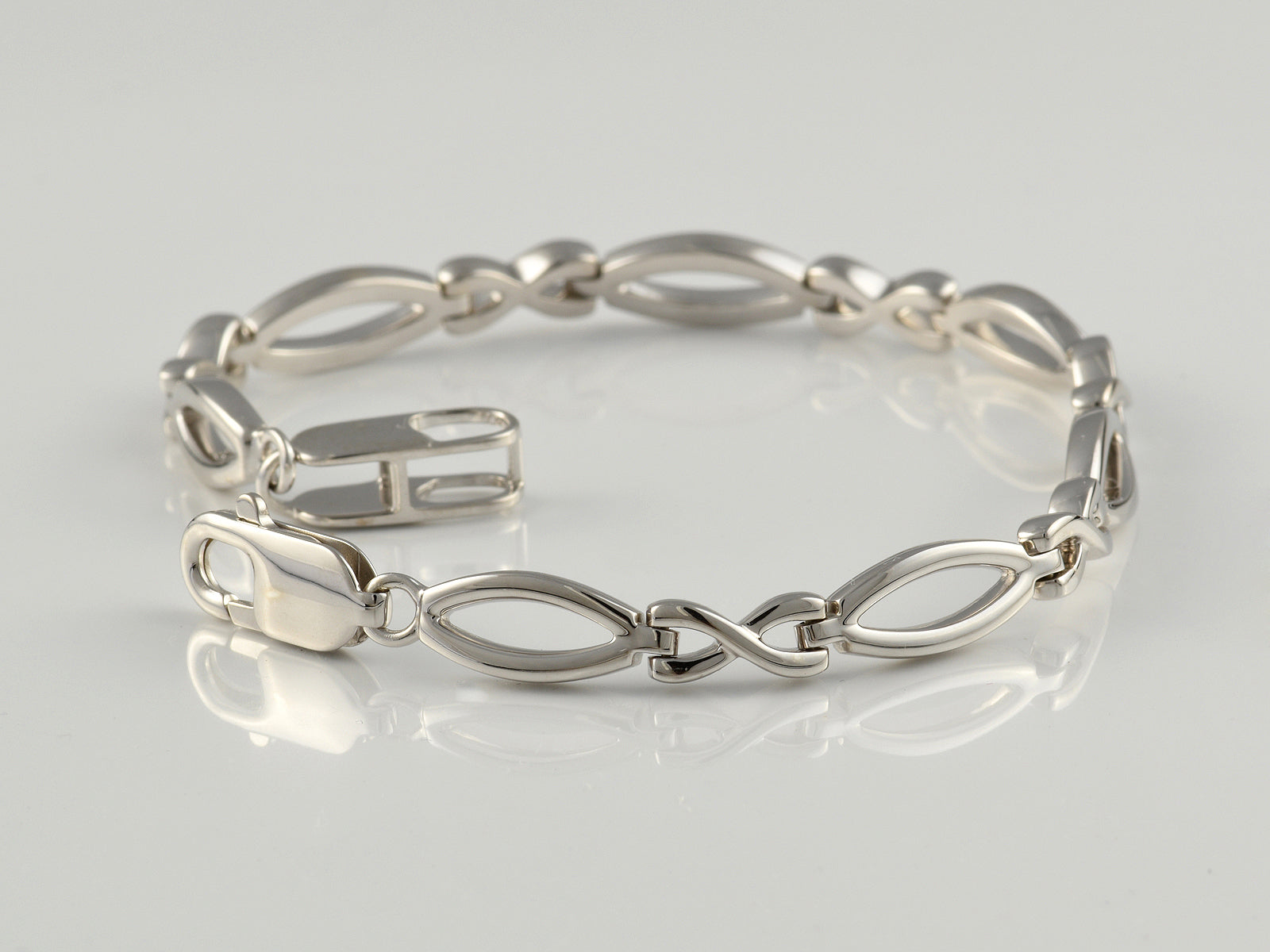 Sterling Silver Fancy Link Bracelet