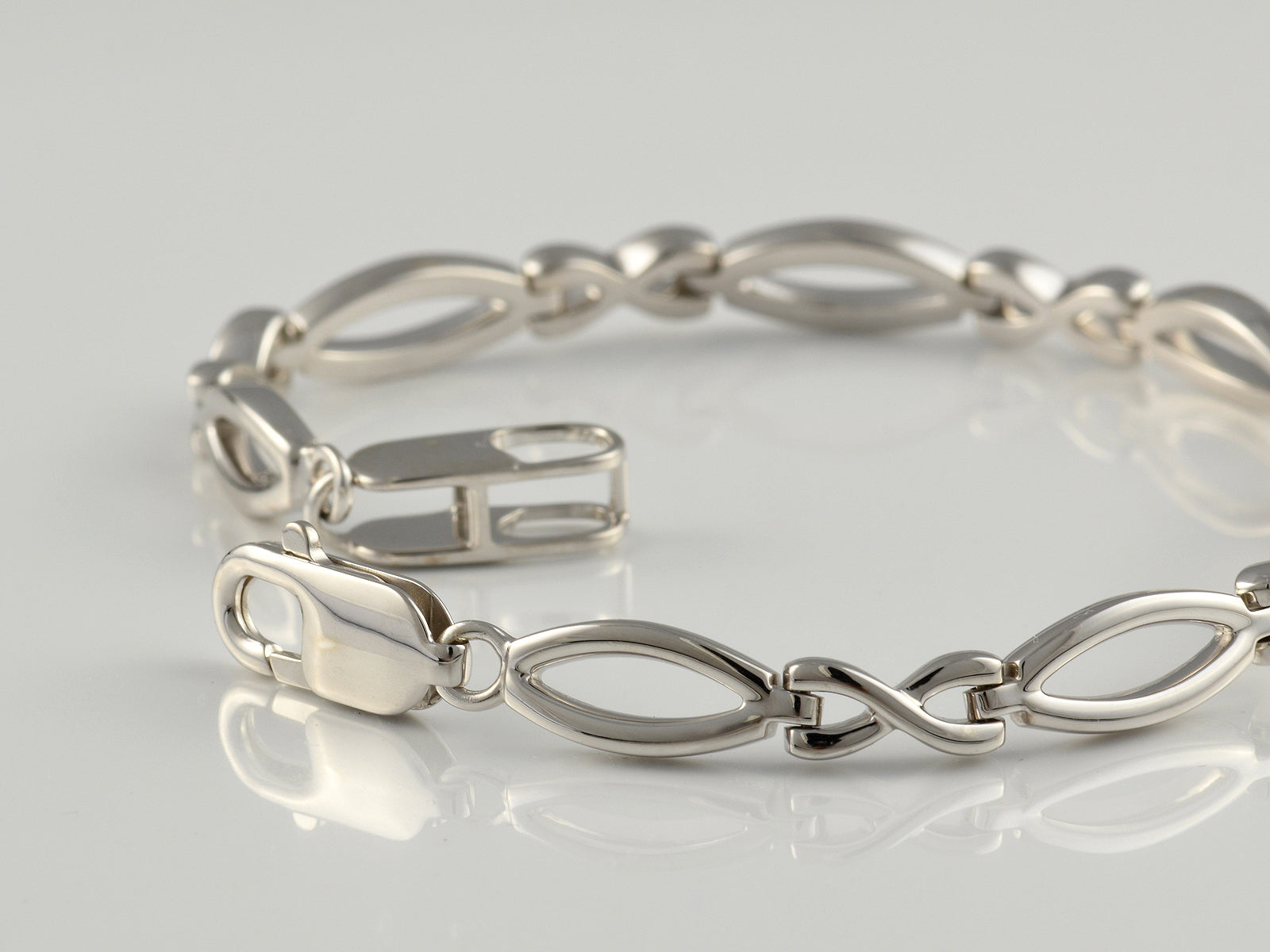 Sterling Silver Fancy Link Bracelet
