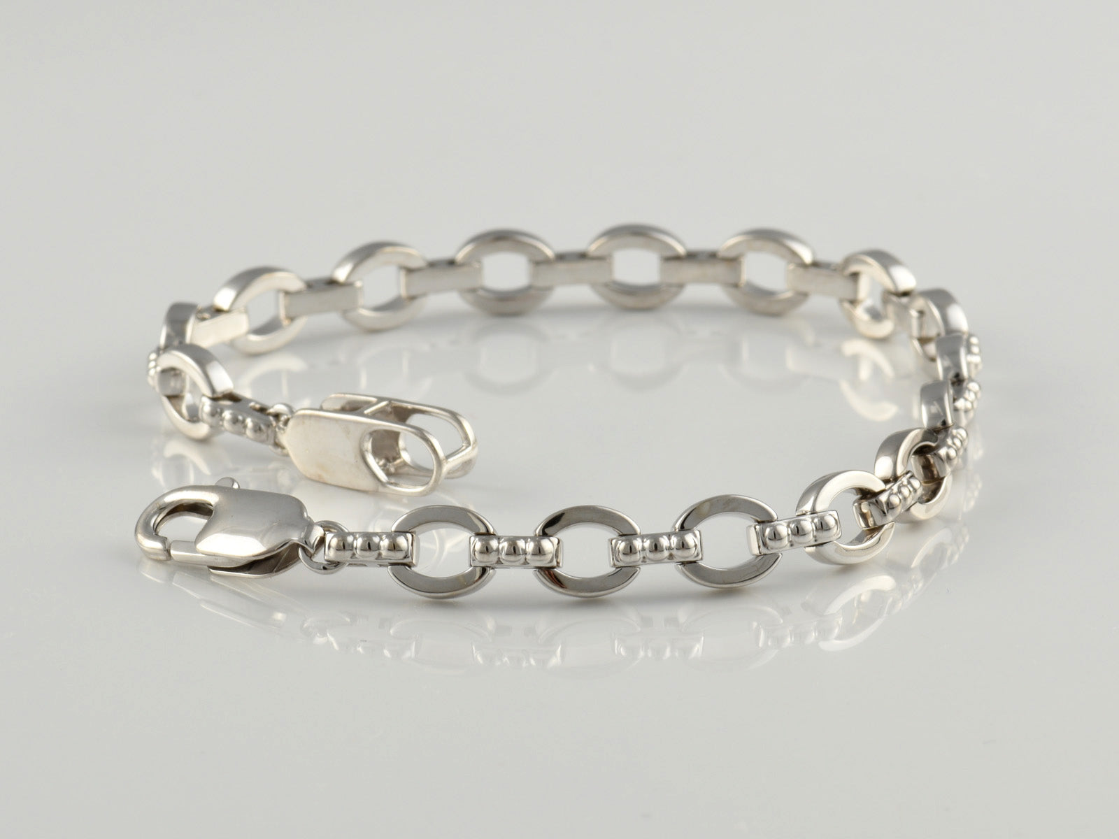 Sterling Silver Fancy Link Bracelet