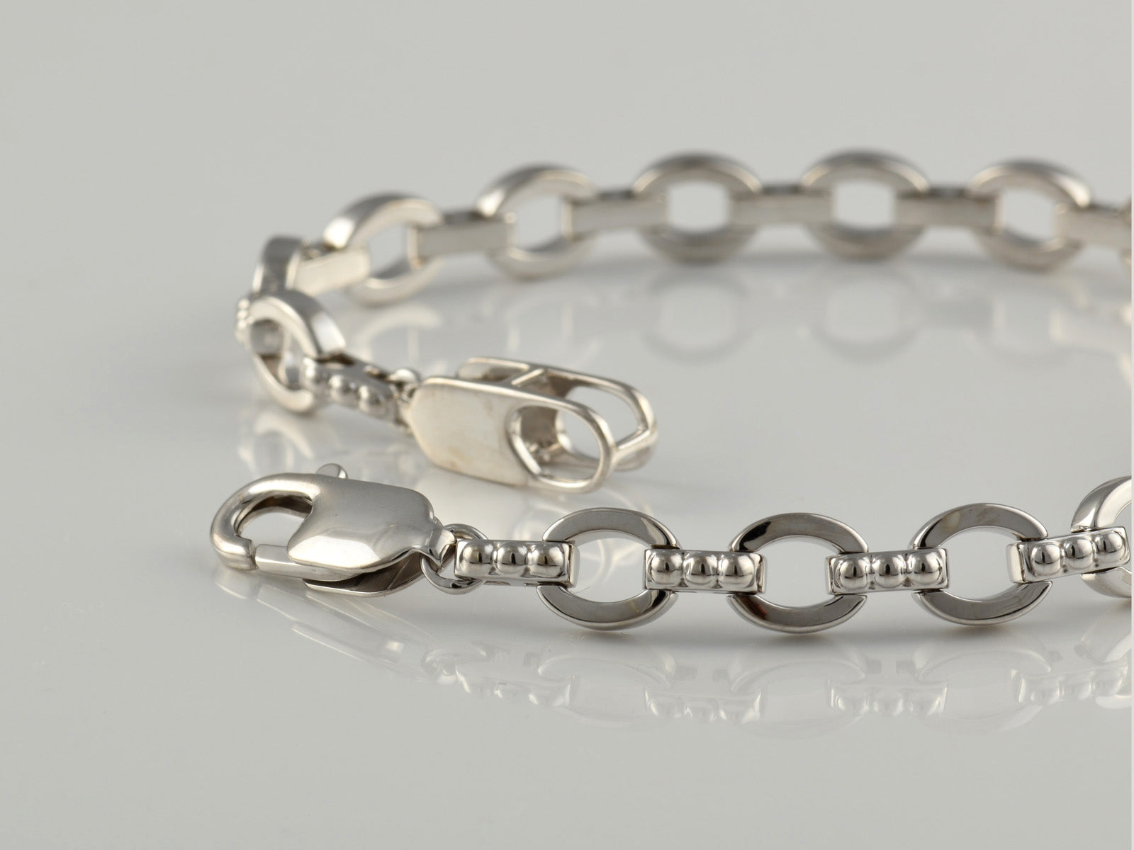 Sterling Silver Fancy Link Bracelet
