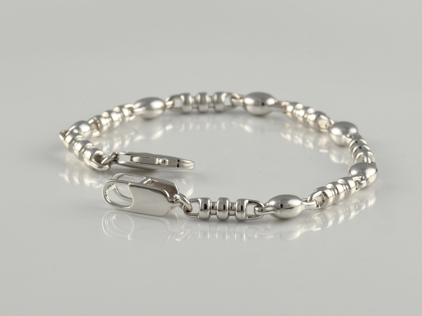 Sterling Silver Fancy Link Bracelet