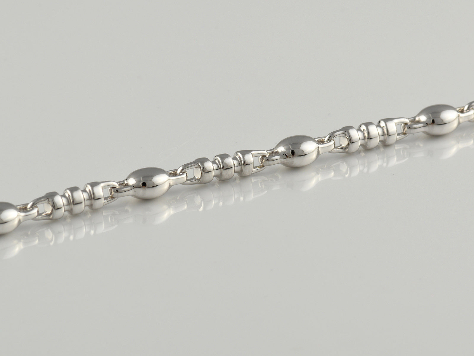 Sterling Silver Fancy Link Bracelet
