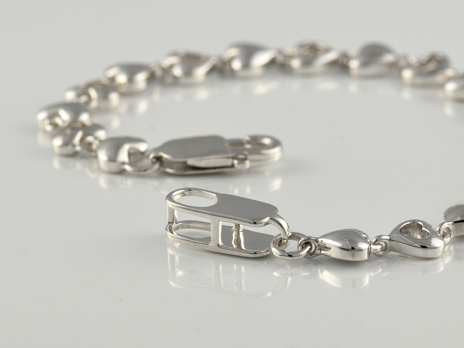 Sterling Silver Fancy Link Bracelet