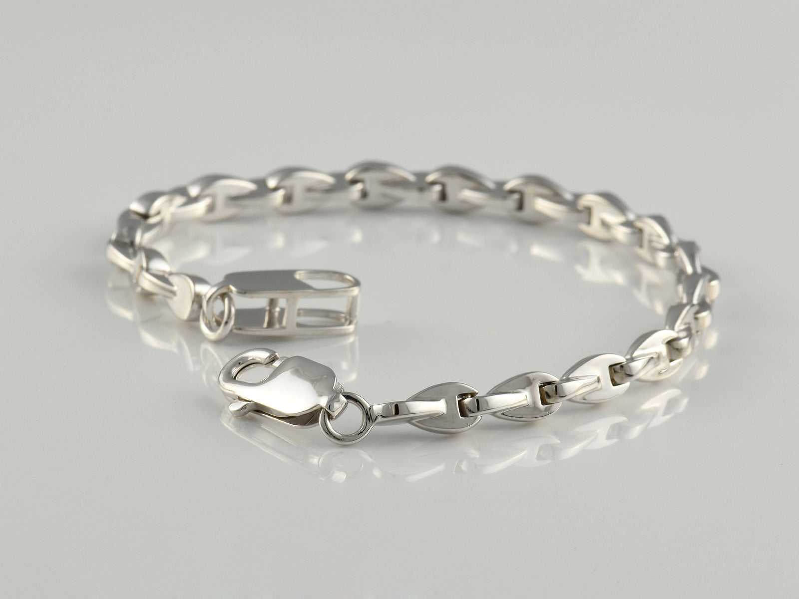 Sterling Silver Fancy Link Bracelet