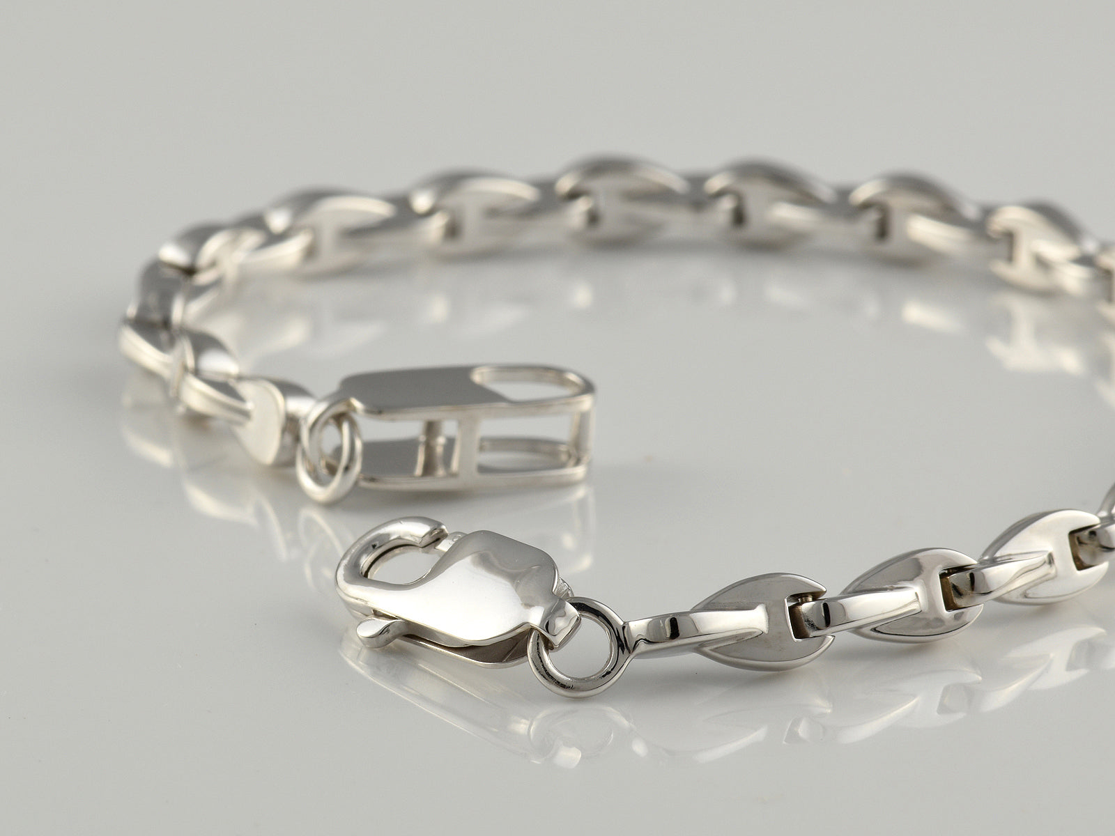 Sterling Silver Fancy Link Bracelet