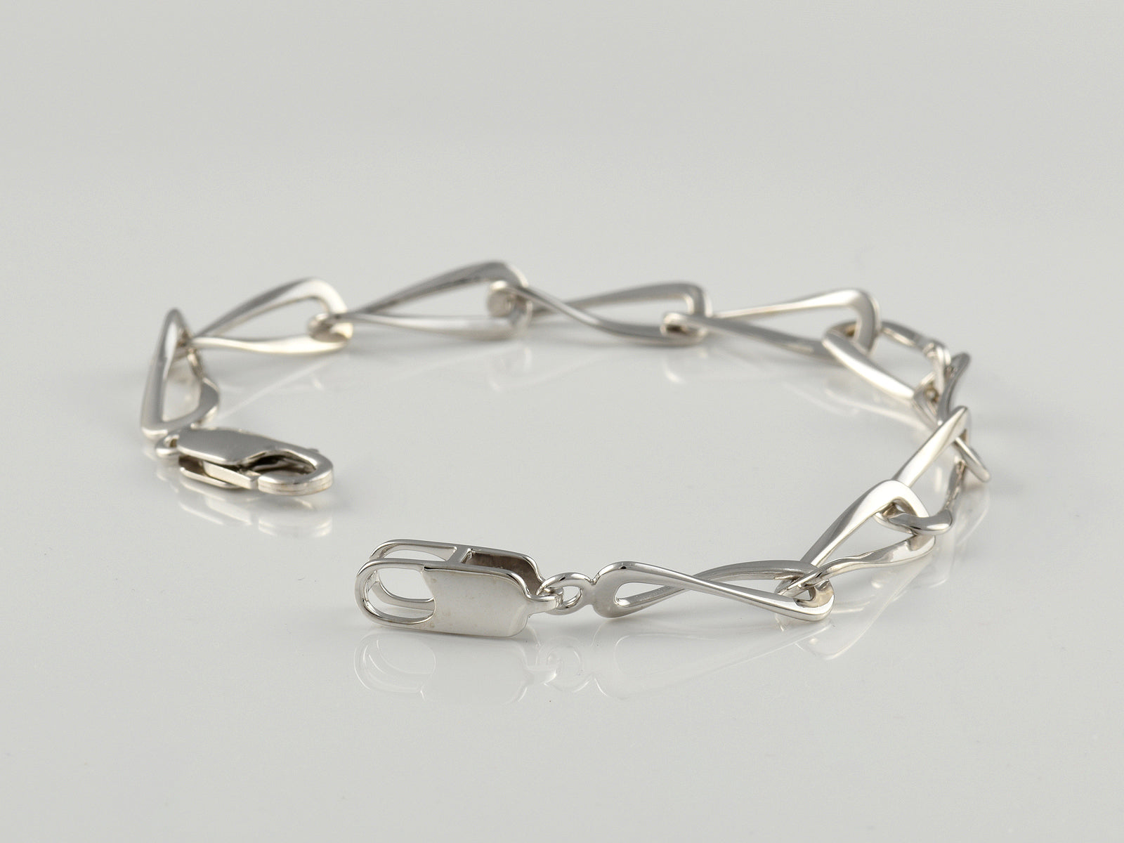 Sterling Silver Fancy Link Bracelet