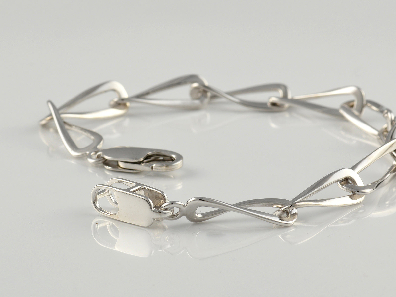Sterling Silver Fancy Link Bracelet