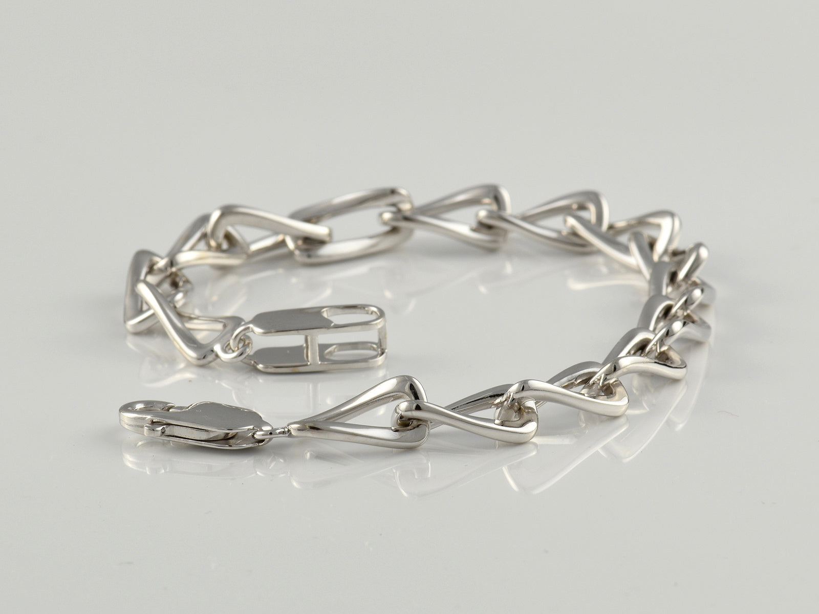 Sterling Silver Fancy Link Bracelet