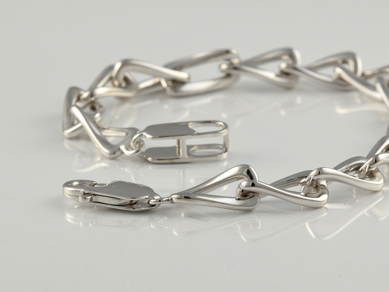Sterling Silver Fancy Link Bracelet