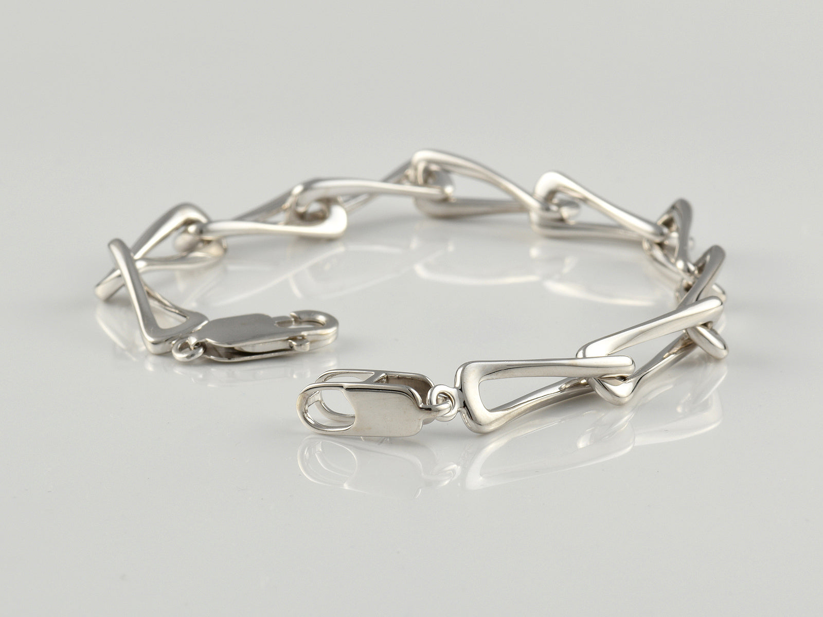 Sterling Silver Fancy Link Bracelet