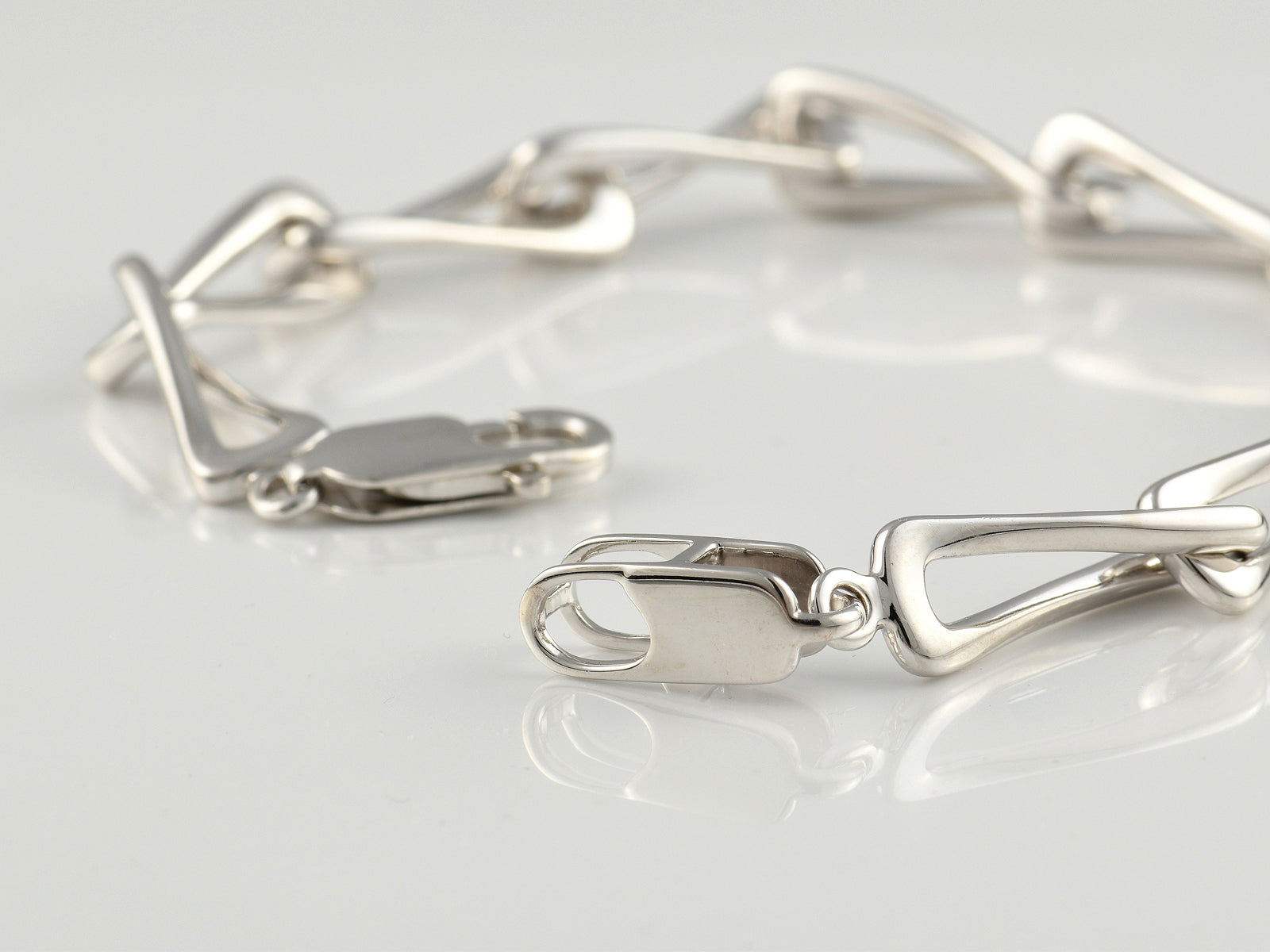 Sterling Silver Fancy Link Bracelet