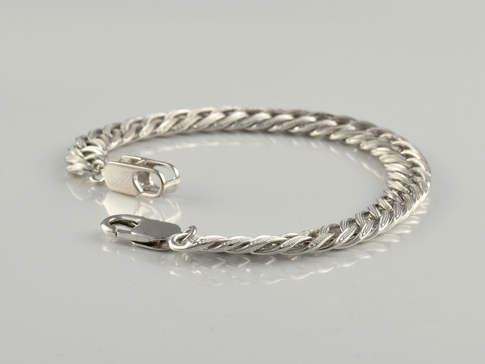 Sterling Silver Fancy Link Bracelet