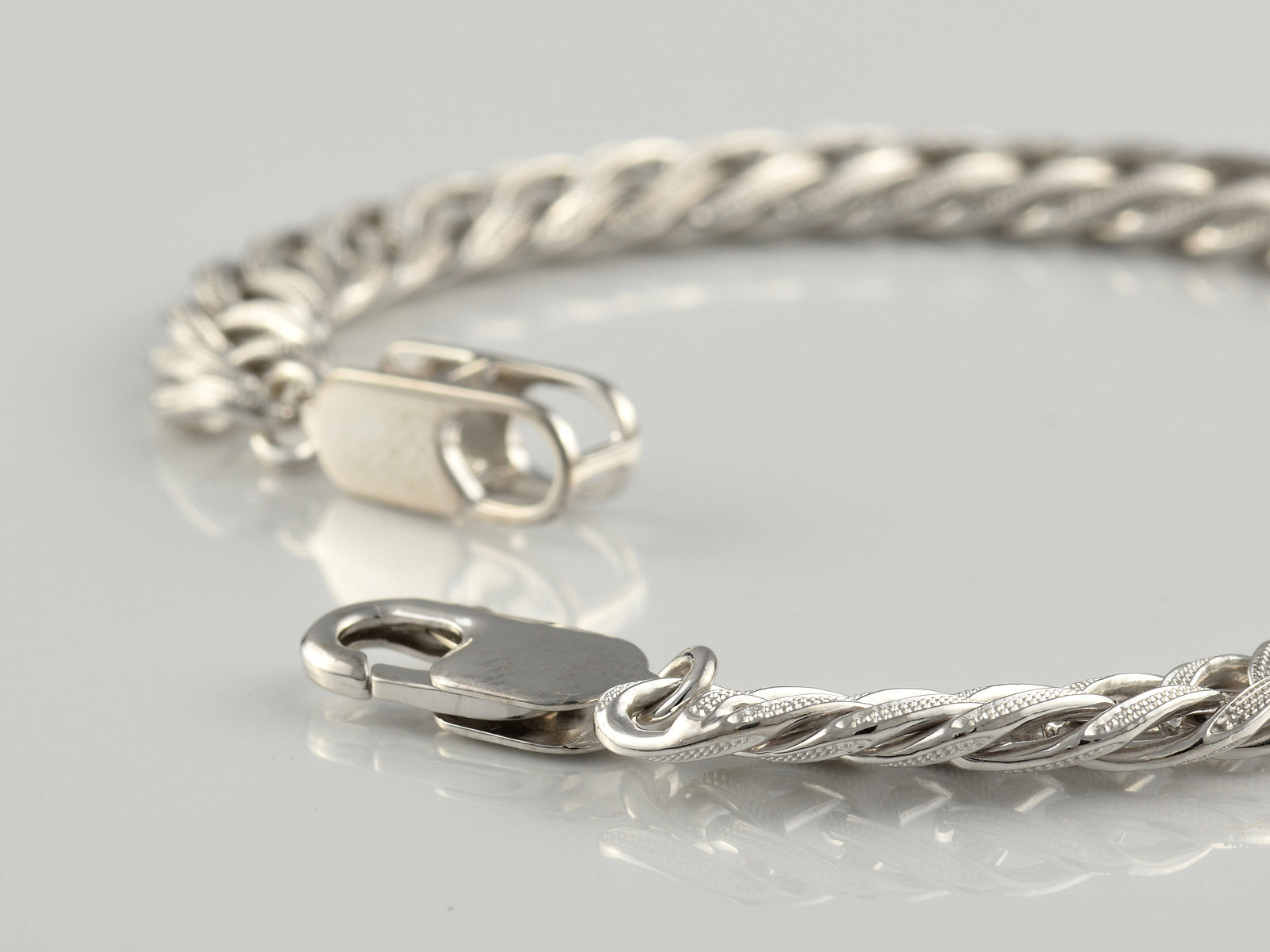 Sterling Silver Fancy Link Bracelet