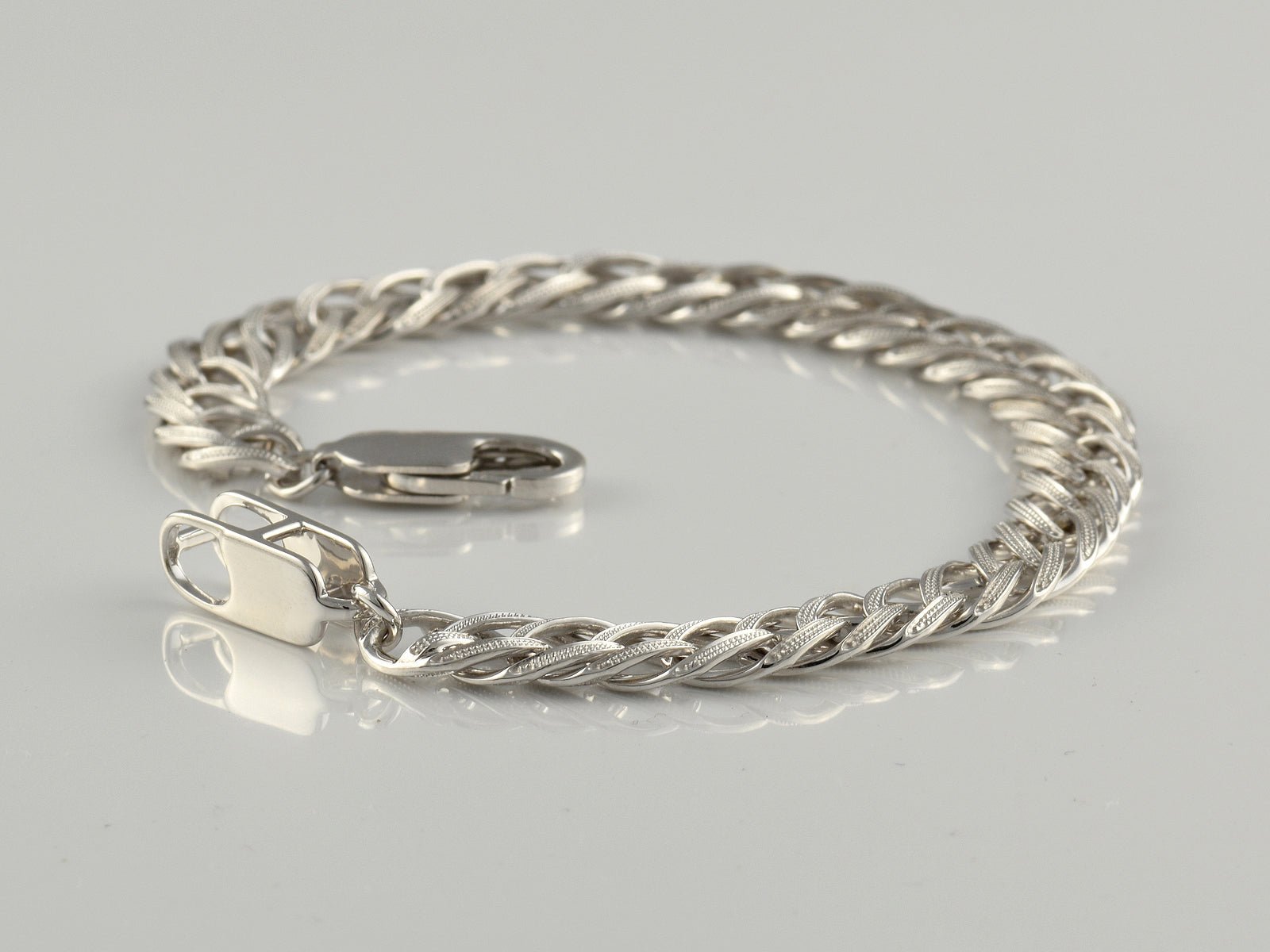 Sterling Silver Fancy Link Bracelet