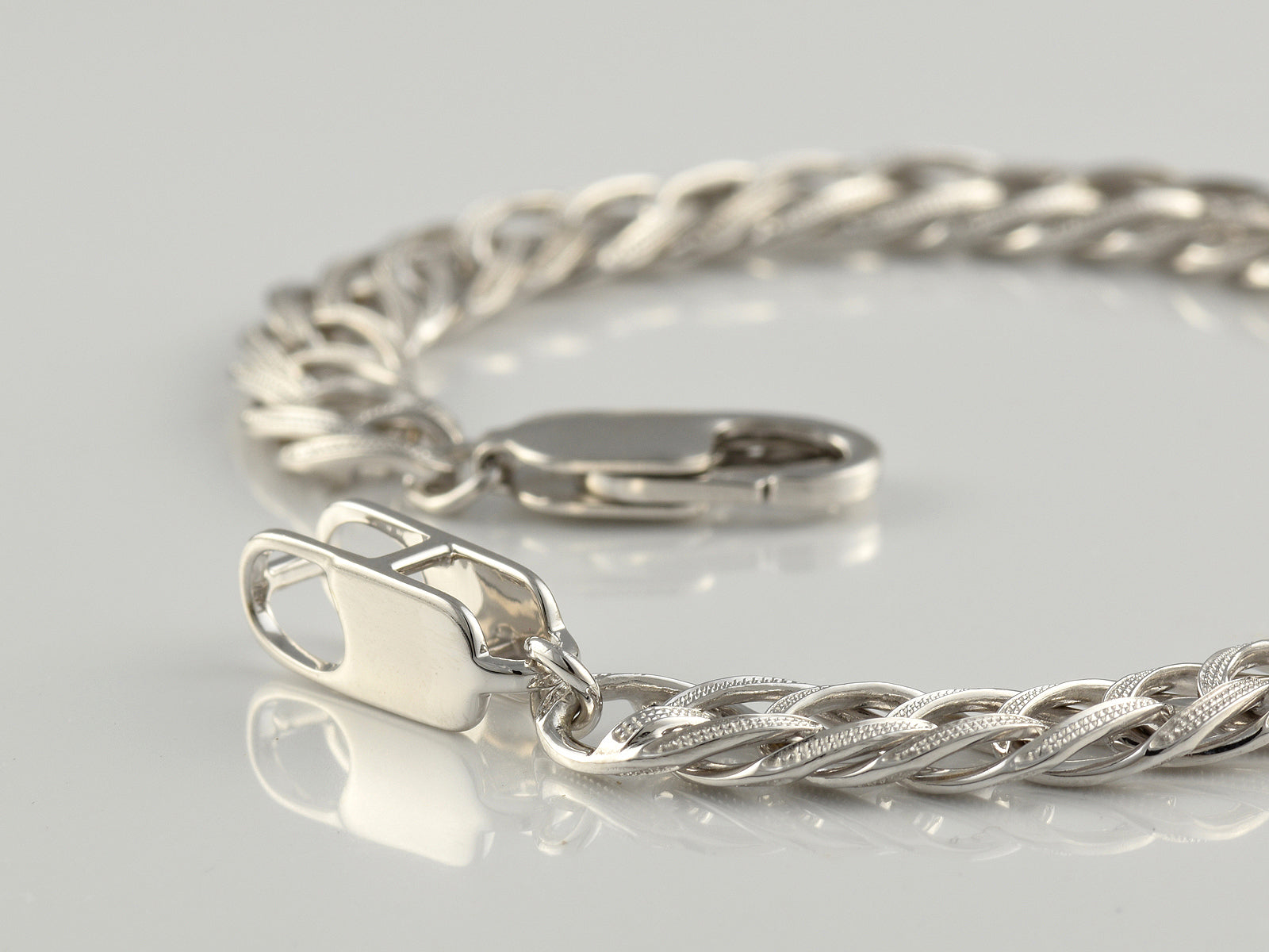 Sterling Silver Fancy Link Bracelet