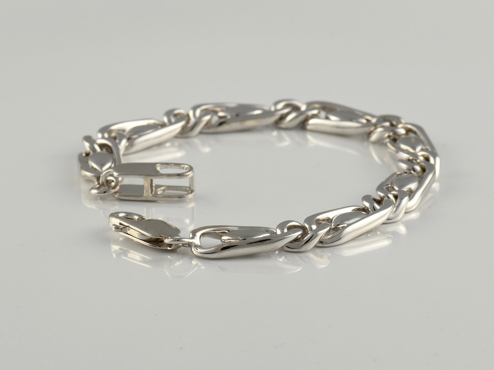 Sterling Silver Fancy Link Bracelet