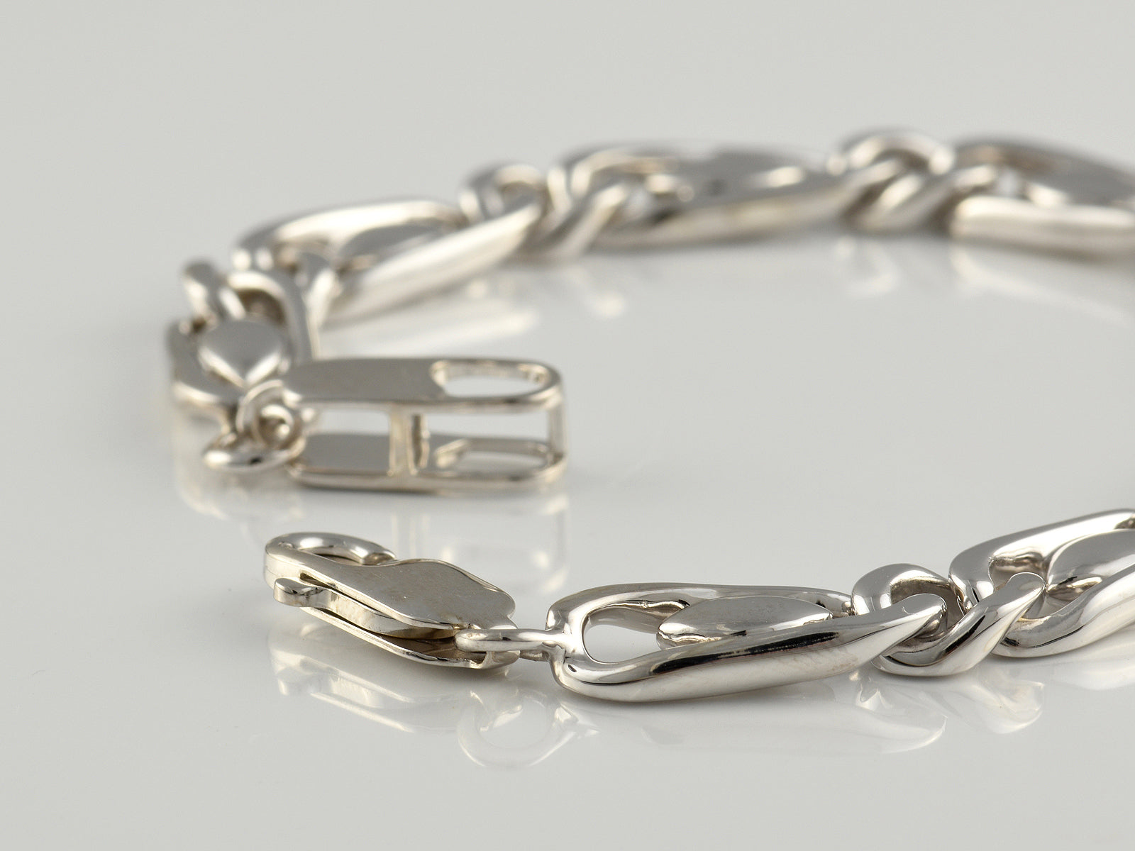 Sterling Silver Fancy Link Bracelet