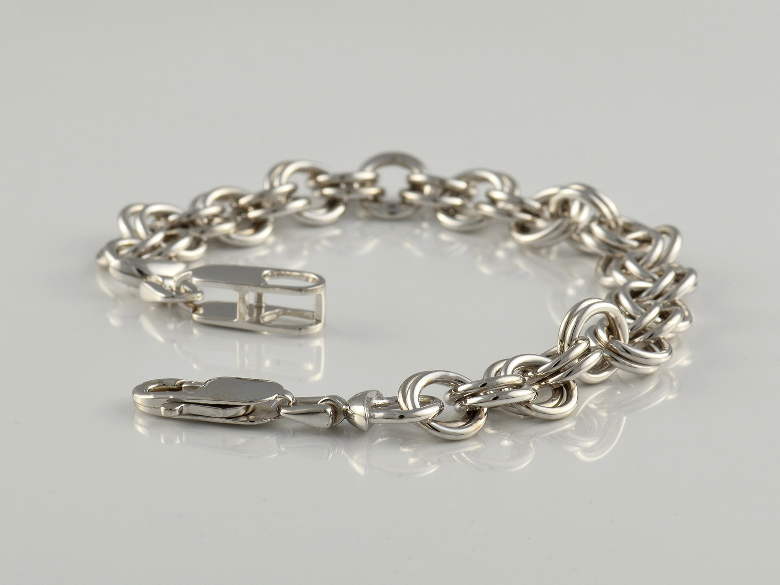 Sterling Silver Fancy Link Bracelet