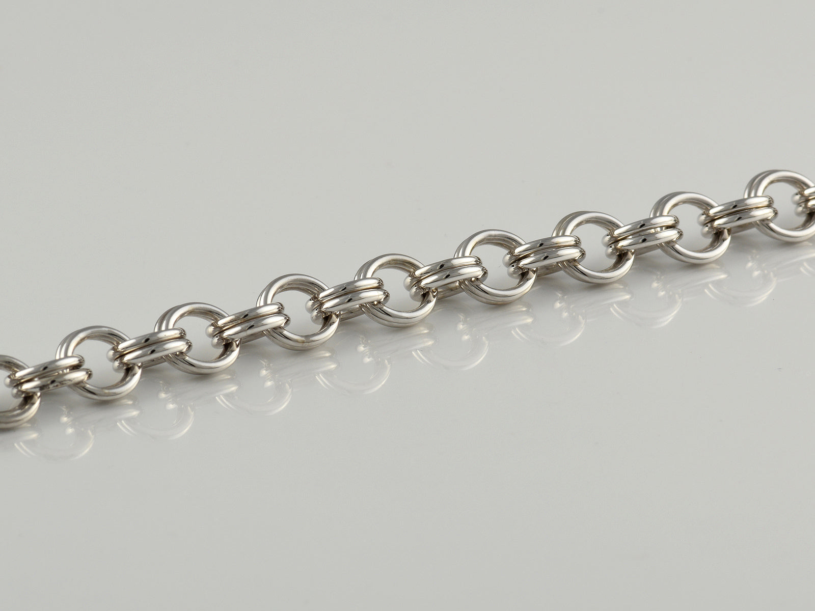 Sterling Silver Fancy Link Bracelet