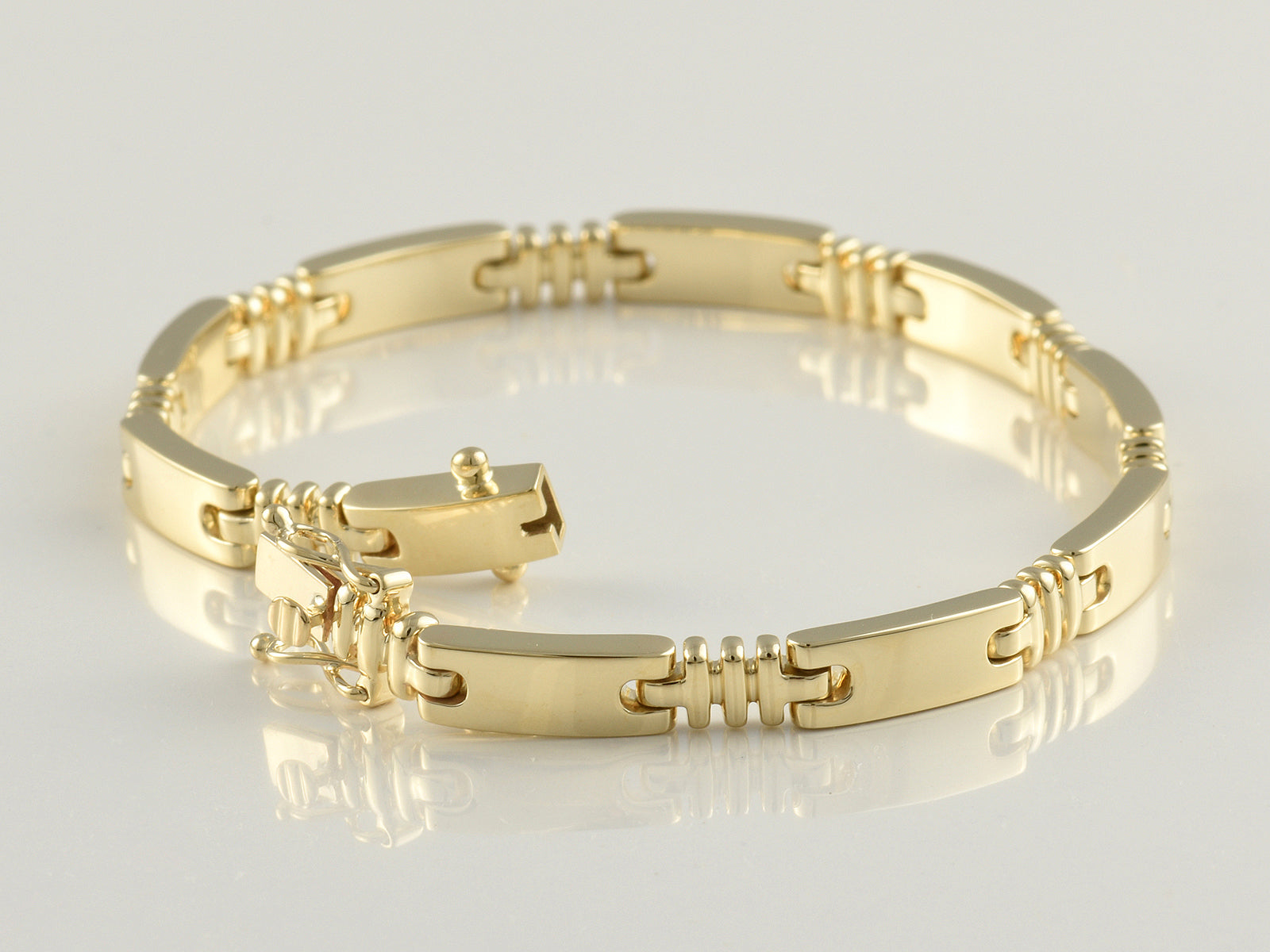 9ct Yellow Gold Fancy Link Bracelet