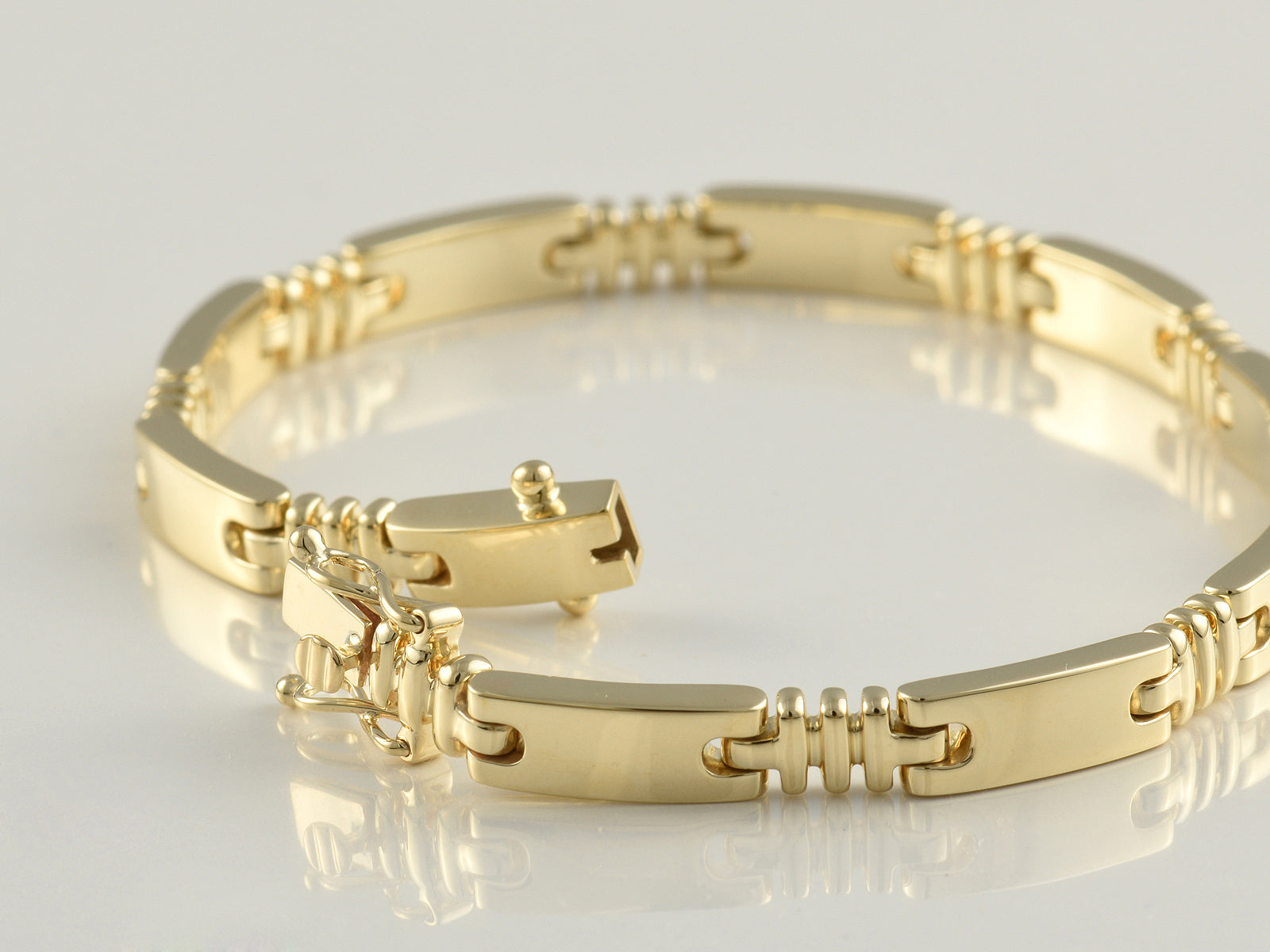 9ct Yellow Gold Fancy Link Bracelet