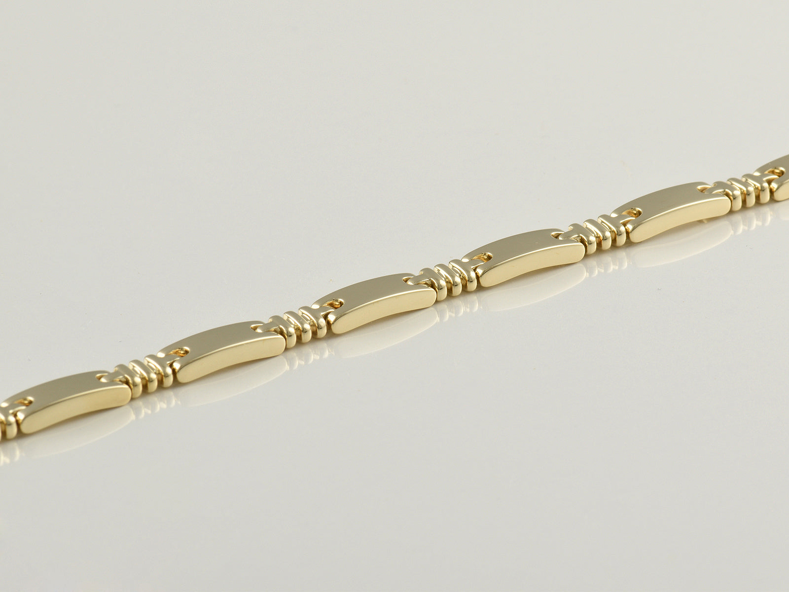 9ct Yellow Gold Fancy Link Bracelet